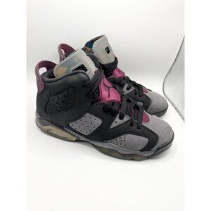 Air Jordan 6 Retro GS 'Bordeaux' Boys Size 5Y Black Grey